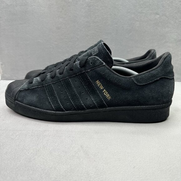 adidas Superstar 80s \'NYC\' Mens Size 13 Shoes Black New York City Edition 2015‎ main image 4